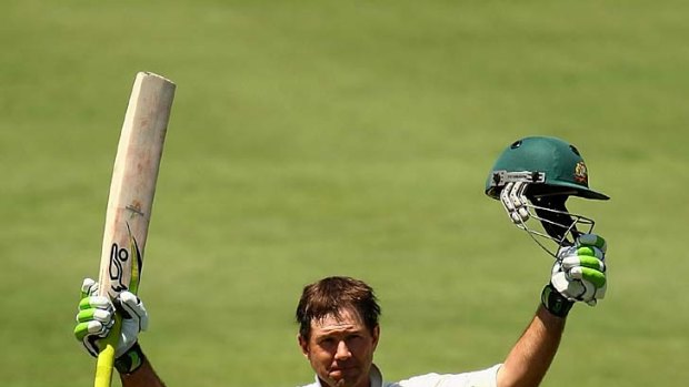 The last time Ricky Ponting scored a century was two years ago this month, in Hobart.