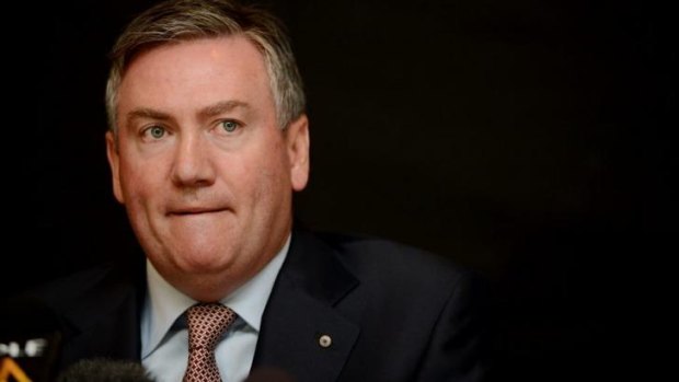 "Pretty Amazing": Swans chairman Andrew Pridham returned fire at Collingwood president Eddie McGuire.