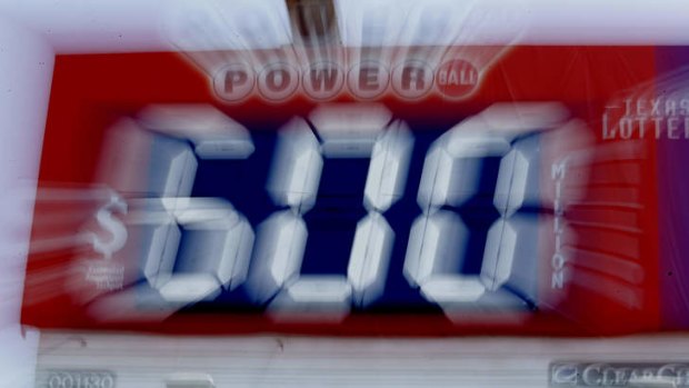 Powerball officials said the jackpot has climbed to an estimated $US590 million, making it the largest prize in the game's history and the world's second largest lottery prize.