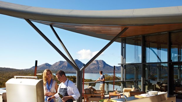 Stunning views along with a barbecue lunch at Saffire Freycinet.