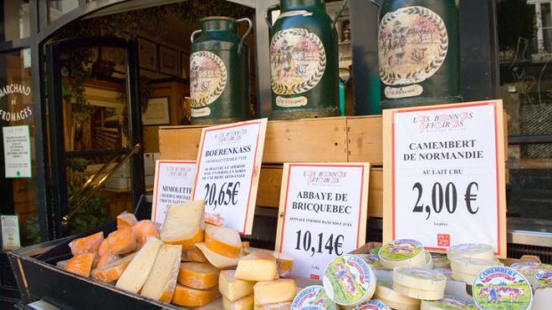 Philippe Olivier fromagerie in Boulogne-sur-Mer.
