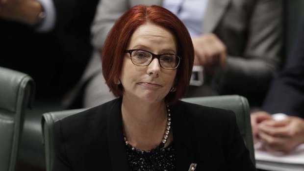 Julia Gillard remained leader at meeting’s end.