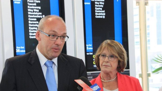 Opposition leader Luke Foley, pictured with Ms Smith, has paid tribute to her political career.