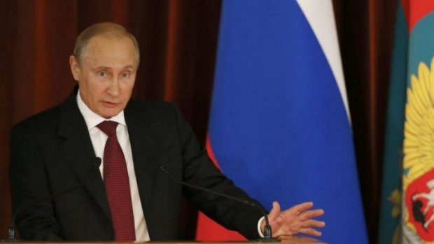 Russia's President Vladimir Putin has warned, again, that he reserves the right to use force to defend Russian-speaking citizens.
