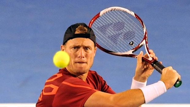 Tournament to remember, so far, for Lleyton Hewitt.