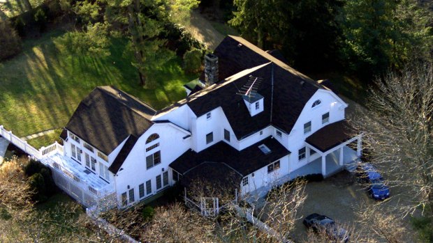 The Chappaqua home of Bill and Hillary Clinton.
