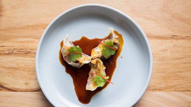 Oxtail dumplings are among Jerry Mai's offerings at Annam.