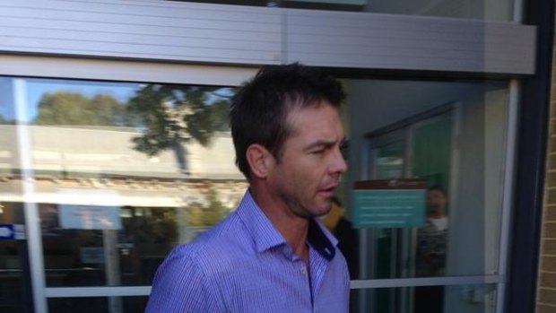 Ben Cousins at a previous court appearance. 