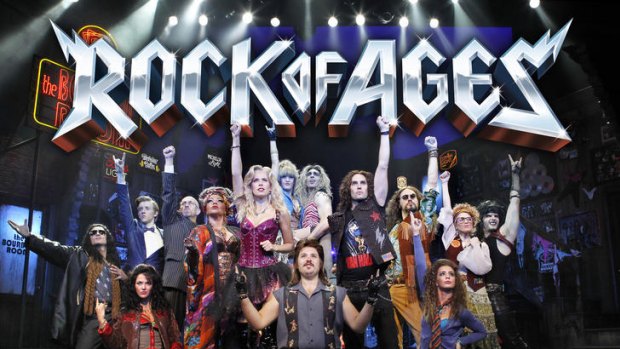 The <i>Rock Of Ages</i> cast in Melbourne.
