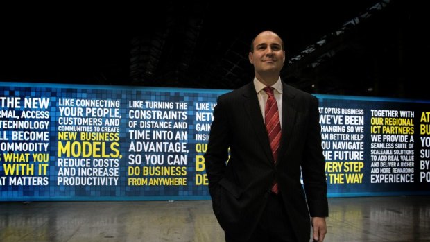 John Paitaridis, managing director Optus Business.