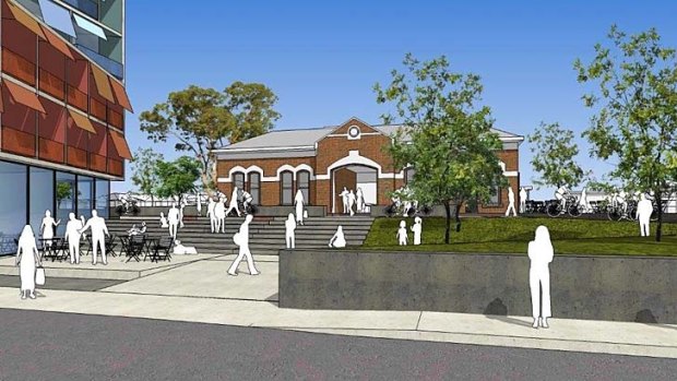 An artist's impression of Jewell station.