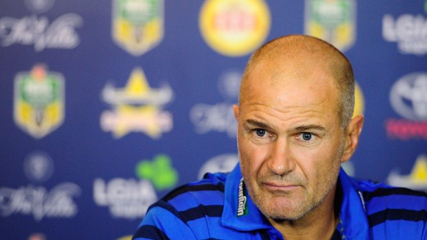 Committed: Eels coach Brad Arthur. 