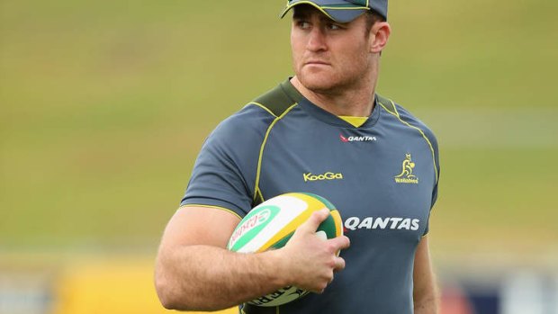 Ready for a power surge: James Horwill and the Wallabies need to stand up to the powerful Springboks pack on Saturday.
