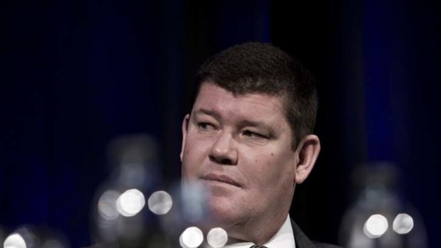 James Packer ... Crown's new targets were "purely on the financial results because I think they will be what they will be".