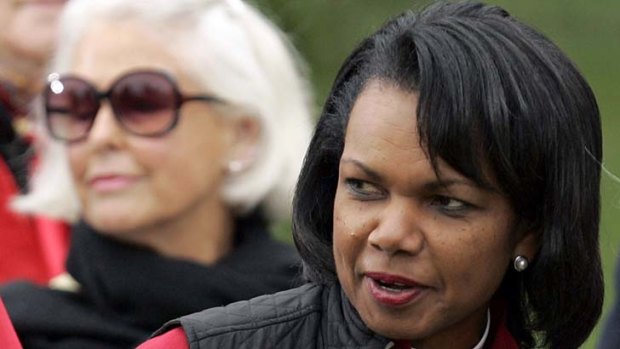 Condoleezza Rice ... will become a member of Augusta National Golf Club.