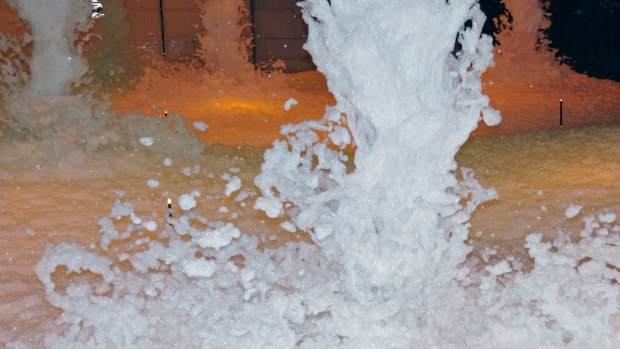 A spill of 550 litres of firefighting foam occurred in Narangba (file picture).