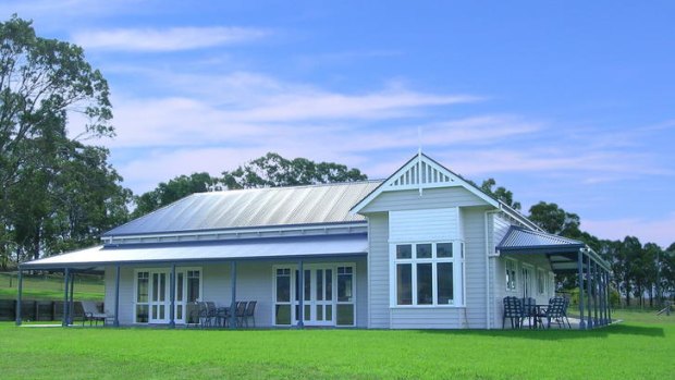 Field of dreams ... set on 45 hectares, there is space to romp at Kinsale Cottage.