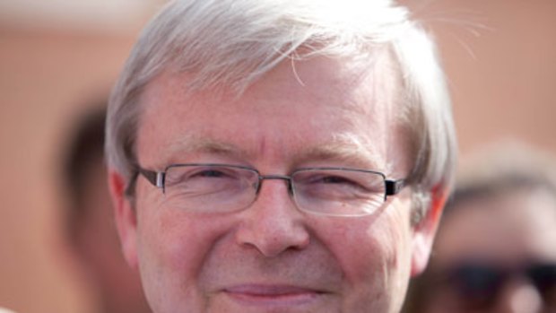 Kevin Rudd ... the public feels pity.