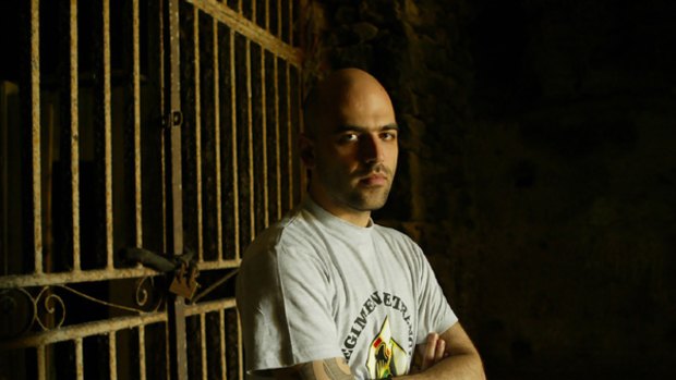 Italian author Roberto Saviano lives, and moves around, under constant police protection.