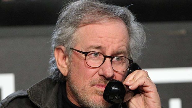 Steven Spielberg ... briefed Messina on what messages get the attention of an audience.