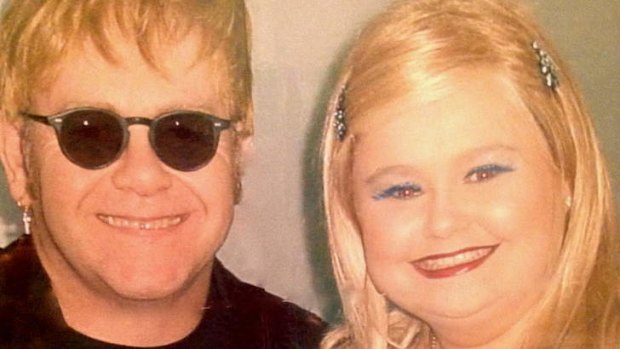 Elton John met Melbourne actor Lulu McClatchy during her comedy stints in London.