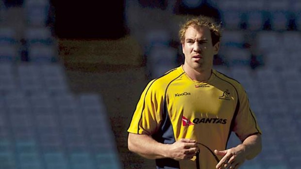 Resolute ... Wallabies captain Rocky Elsom senses his side is finally on the same page.