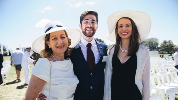 Silvina Venosi travelled from Rome to see her son Ruggero Venosi become an Australian citizen, falling in love with the country not least because of his Australian girlfriend  Josephine Janssen.