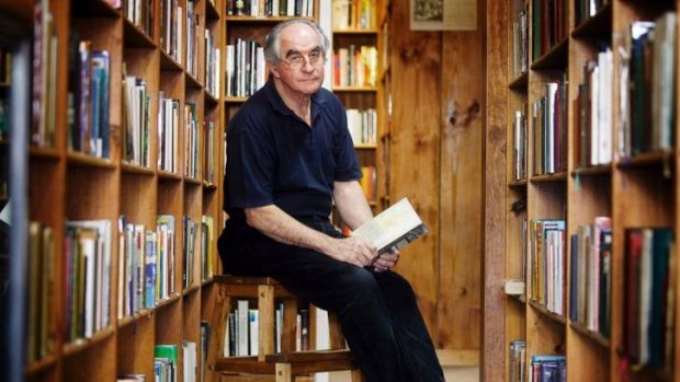 Endlessly fascinating: Charles Stitz at his bookshop in Albury, NSW.