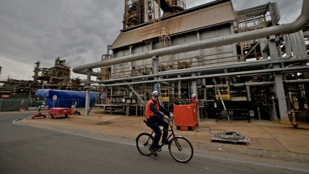 Riding the tough times: Altona refinery management says it has a resilient business model.
