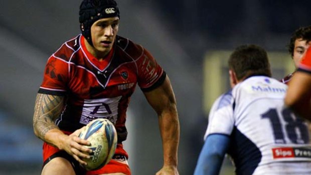 Sonny Bill Williams playing for Toulon in the Top 14.