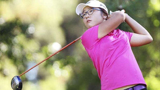 Swing's the thing: New Zealand's Lydia Ko tees off on day three of the women's Australian Open.
