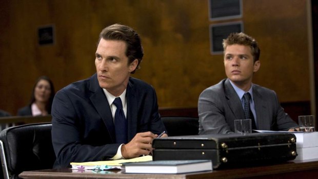 Phillippe with Matthew McConaughey in The Lincoln Lawyer.