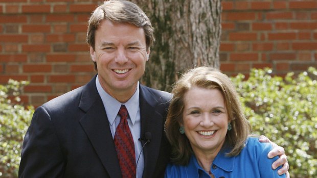 John Edwards with his late wife, Elizabeth, in 2007.