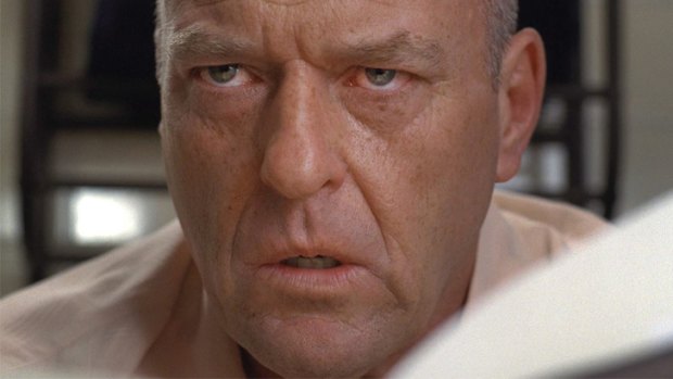 The secret is out: Hank Schrader (Dean Norris) knows his brother-in-law is the notorious "W.W".