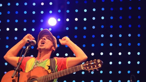 Manu Chao on the opening night of the Sydney Festival 2012.