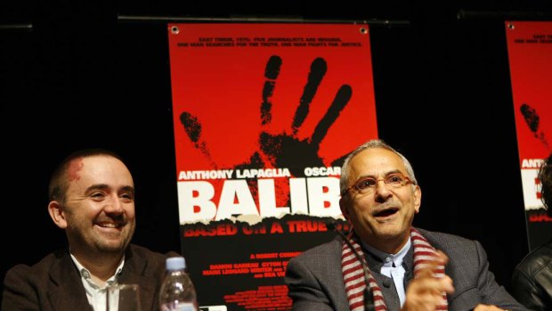 Balibo director Robert Connolly and East Timor President Jose Ramos-Horta launch the film in 2009.