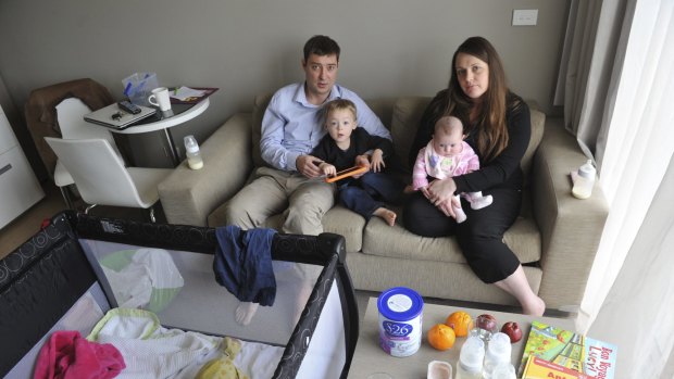 Lisa Ziolkowski and her family after moving out of their Fluffy home in Latham in 2014. They are sickened by allegations  that owners' possessions might be being taken from homes.