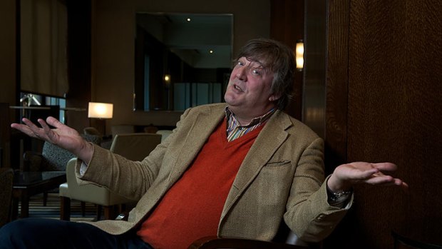 Stephen Fry ... let his feelings be known on Twitter.