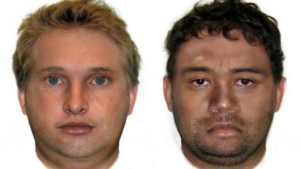 Comfit images of two man police want to speak to after an alleged rape at Cranbrook, in north Queensland.