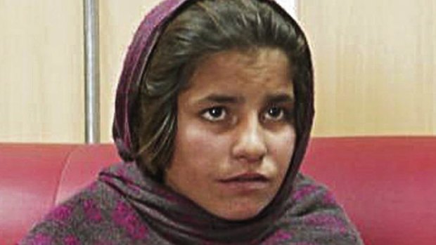 Afghan girl was strapped into a bomb vest by an elder brother.