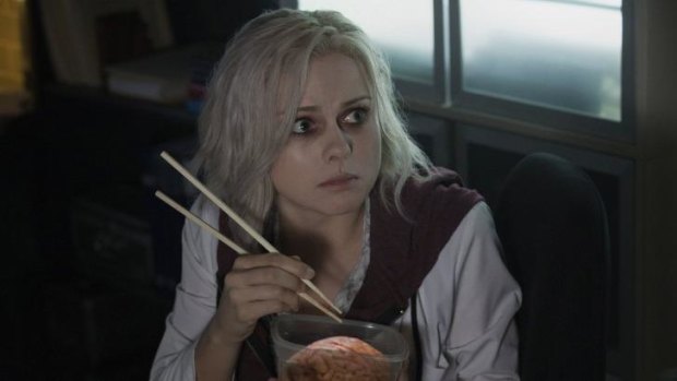 Rose McIver tucks into her favourite remains in iZombie.
