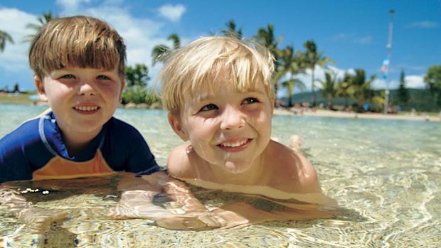 Safe swimming at Airlie Beach Lagoon.