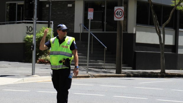 Police were directing traffic on nine blocks in the Brisbane CBD after and electrical fault knocked out power to 30 buildings.
