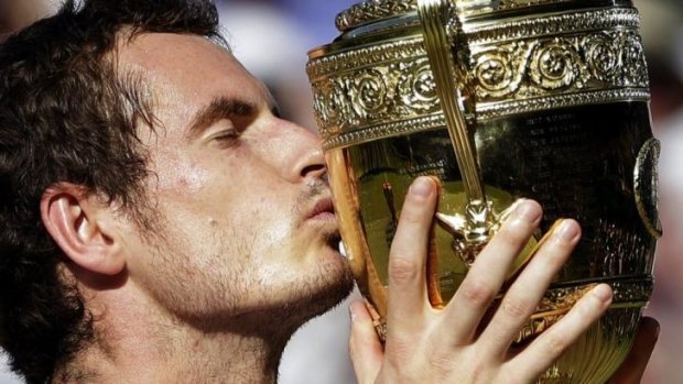 Golden boy: Andy Murray ended Britain's 77-year wait for a Wimbledon men's singles champion last year.