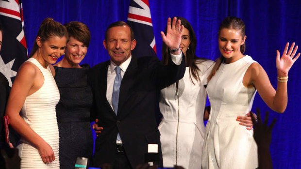 See you later: Prime Minister Tony Abbott and his family are headed for a holiday in France.
