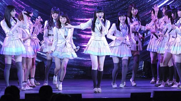 AKB48 performs in Tokyo.