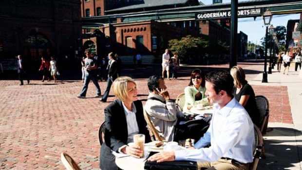 Taste sensation... lunch in The Distillery district.