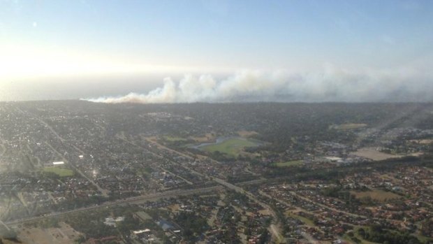 Homes have been evacuated and residents near West Coast Highway are being told to flee or defend their properties.