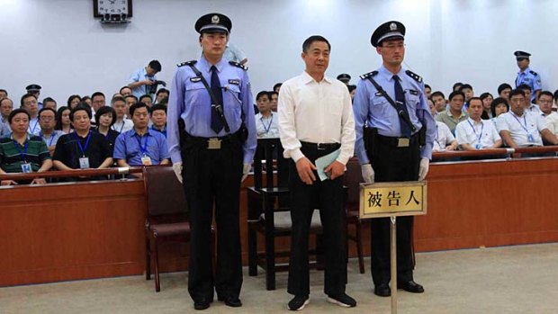 Bo Xilai faces court before being sentenced to life in prison.
