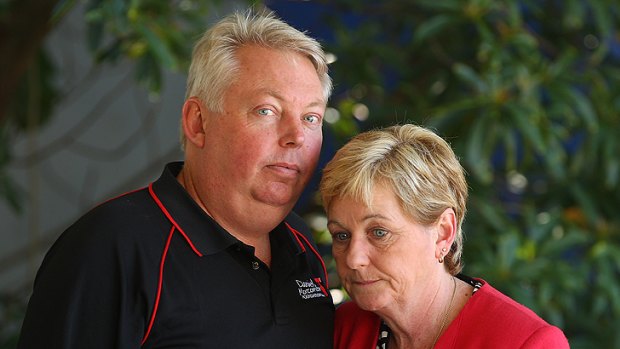 Daniel's parents Bruce and Denise Morcombe.